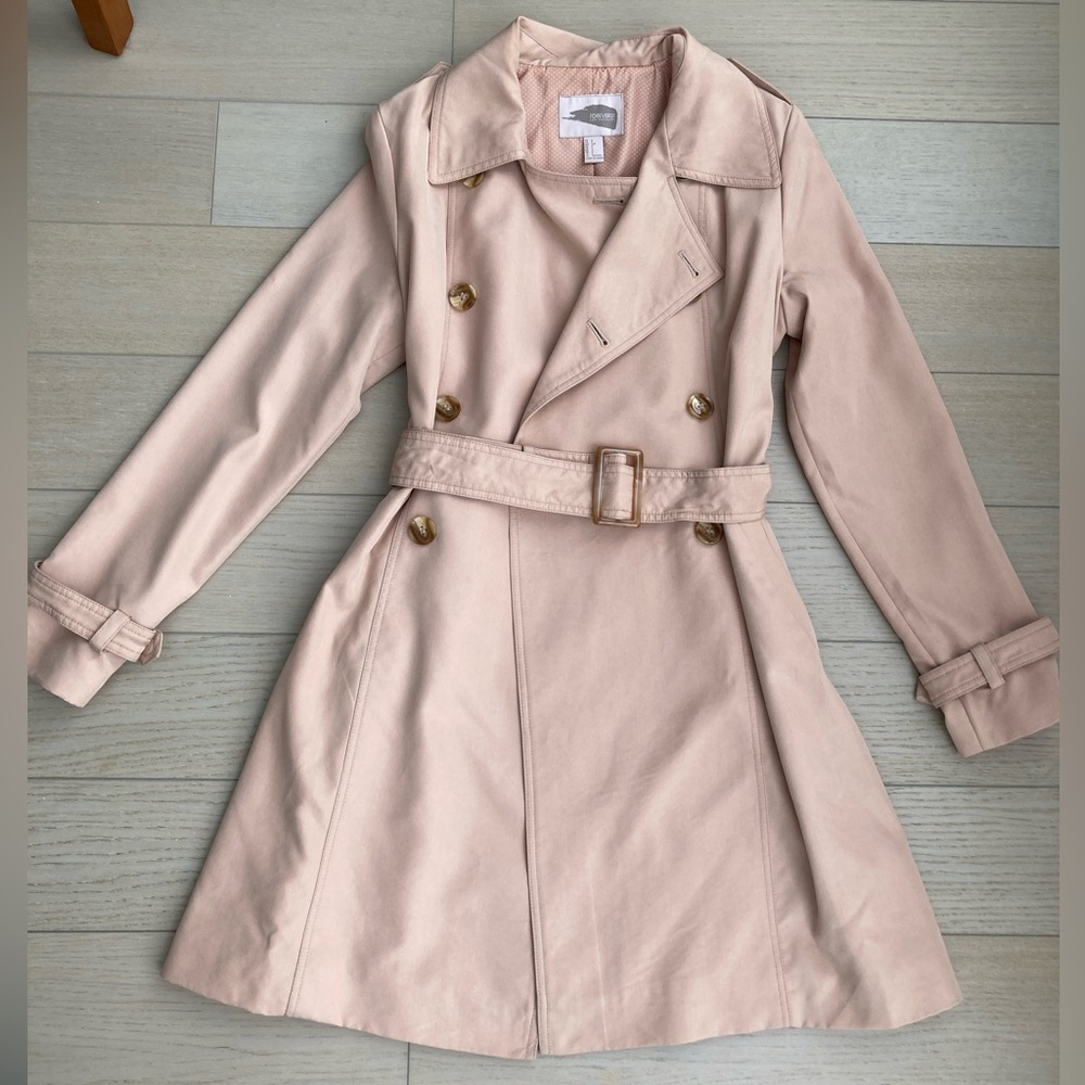 Forever 21 Contemporary Trench Coat | S